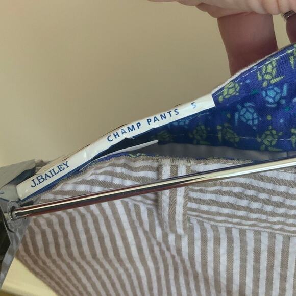 J. Bailey Champ Seersucker Pants NWT Boy size 5‎ - Picture 4 of 4